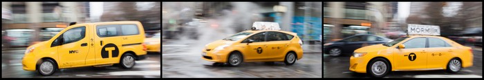 New-York Taxis Jaunes Ekla