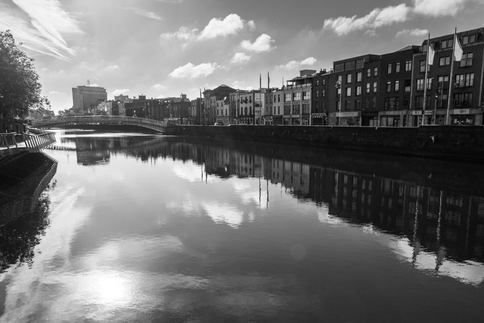 Dublin Lifey Noir et Blanc