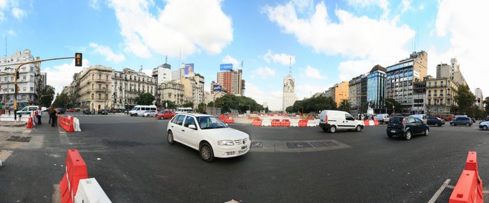 Argentine Buenos Aires Avenue 9 de Julio Ekla