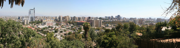 Chili Santiago Zoo Panorama Ekla