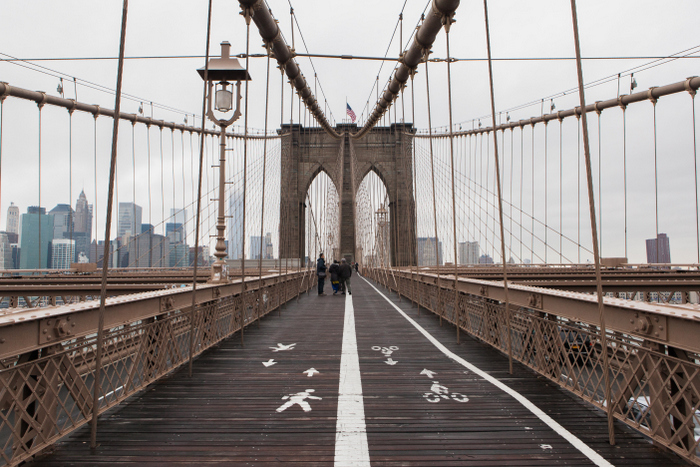 New-York Pont de Brooklyn Ekla