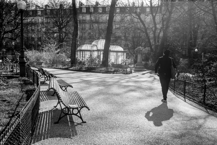 Projet 52 noir et blanc Paris Square Edouard Vaillant kla eklaprod
